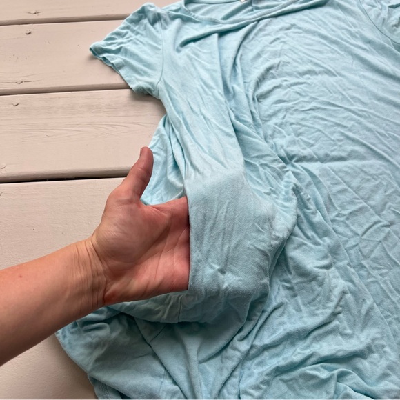 Light Blue Tunic with Pockets - Picture 9 of 15